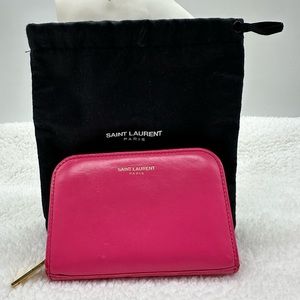 Saint Laurent leather card case/wallet